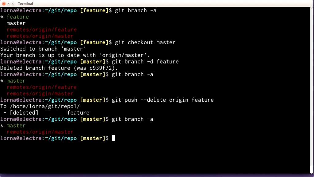 How Do I Delete A Branch Locally And Remotely In Git O Reilly