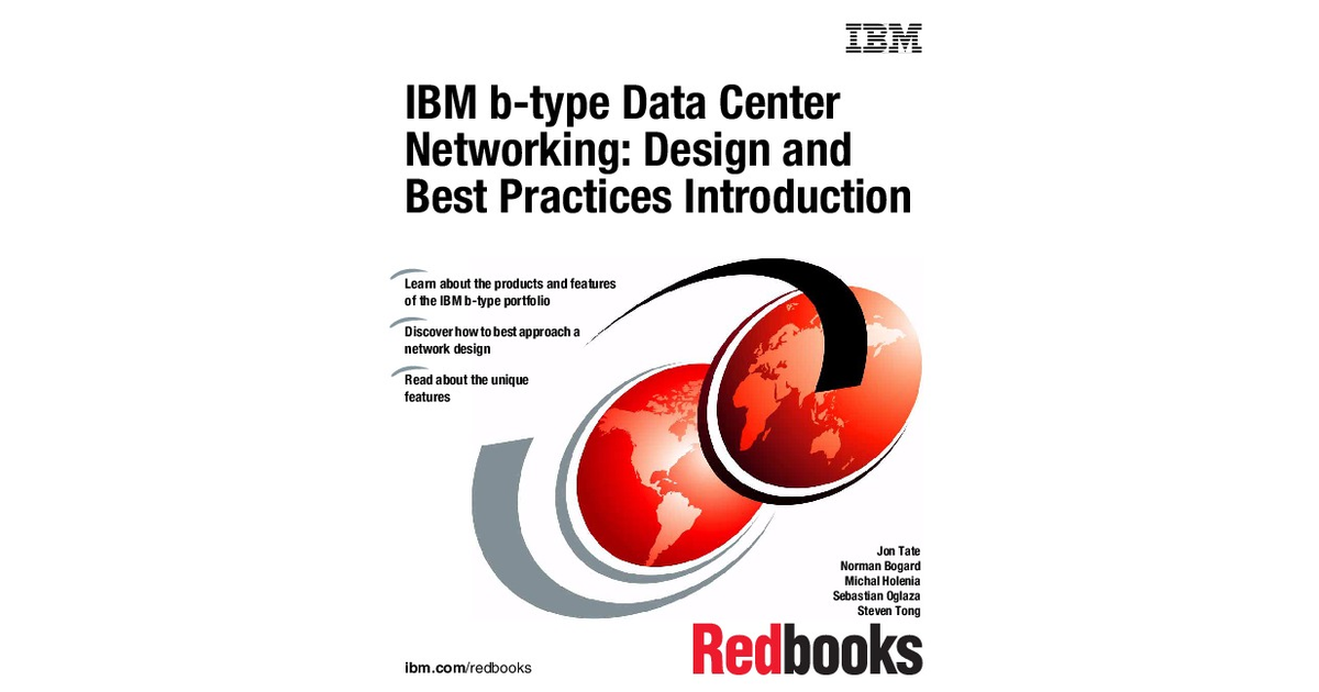 IBM B-type Data Center Networking: Design And Best Practices ...