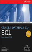 Cover Page - Oracle Database 10g SQL [Book]