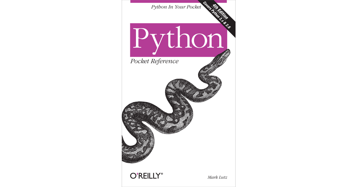 Python Pocket Reference 4th Edition Book 3359