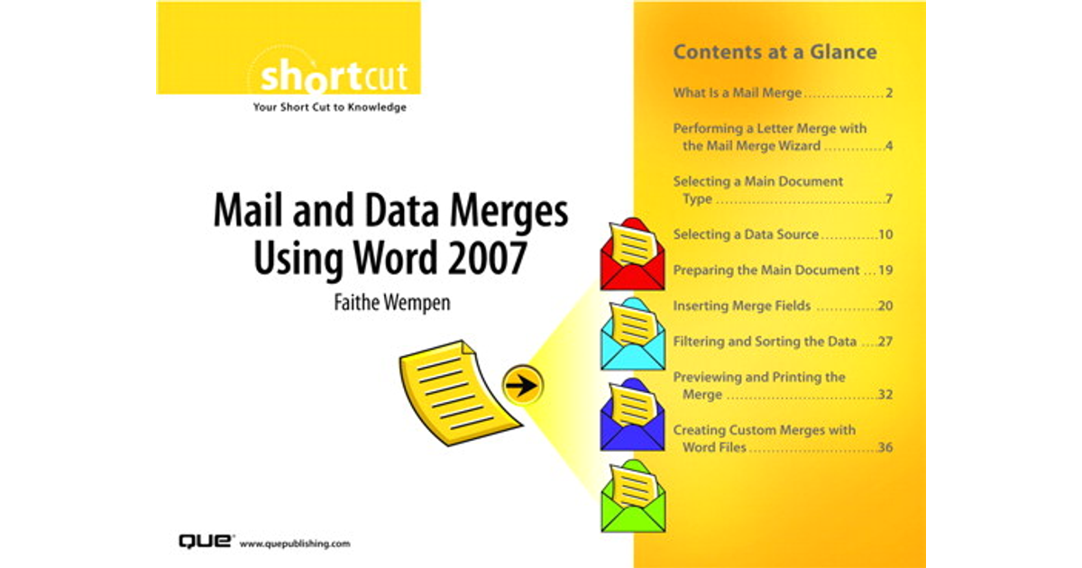 mail-and-data-merges-using-word-2007-book