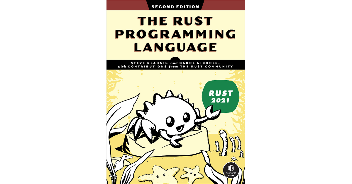 Rust programming language promo book