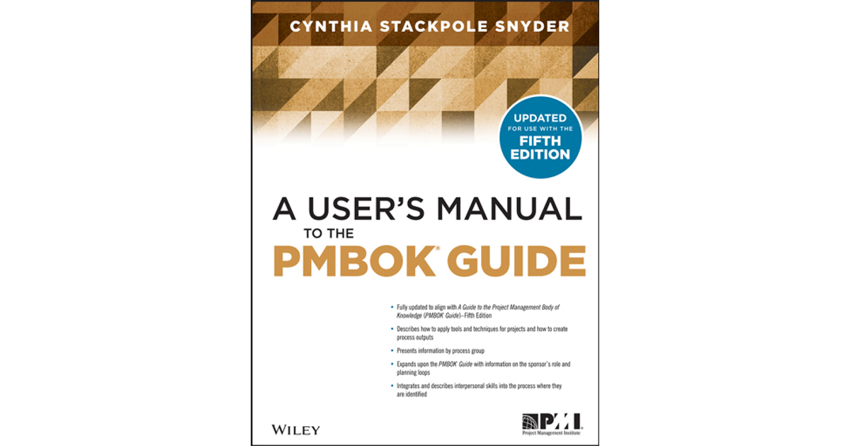 Chapter 11 Planning Risk A User s Manual to the PMBOK Guide