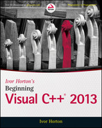 Chapter 1: Programming with Visual C++ - Ivor Horton's Beginning Visual ...