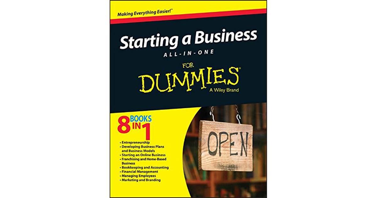 Starting a Business All In One For Dummies Book