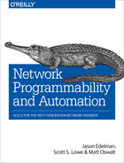 4. Learning Python in a Network Context - Network Programmability and Automation [Book]