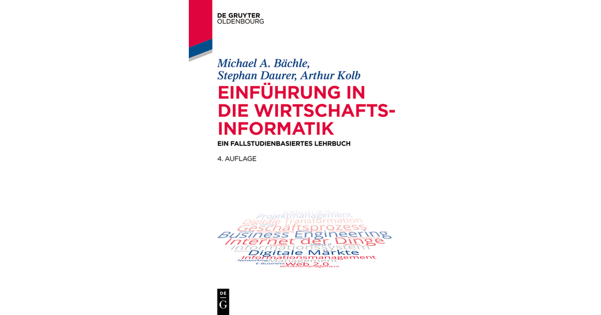 Cover - Einführung in die Wirtschaftsinformatik, 4th Edition [Book]